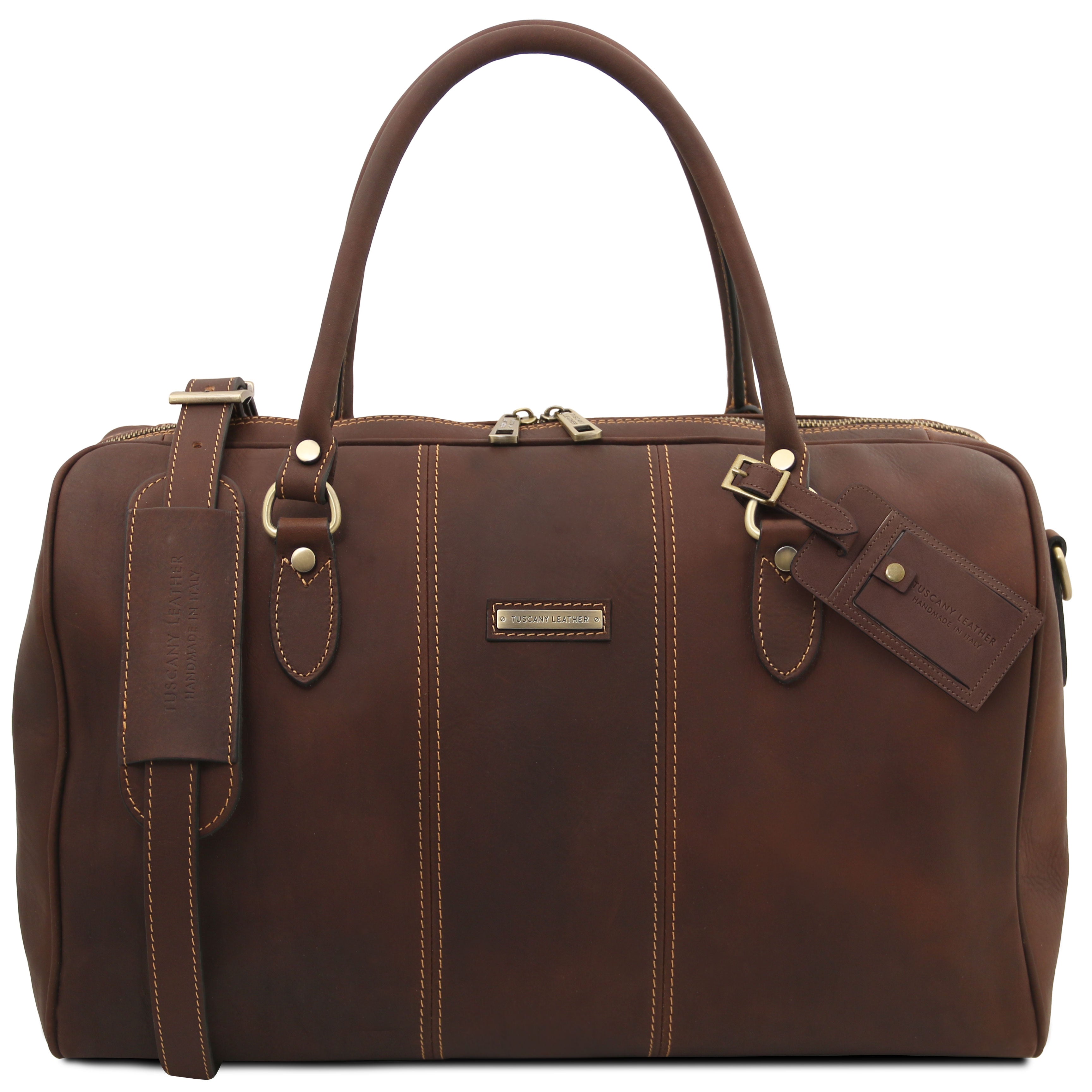 LISBONA Travel Leather Duffle bag - Large Size